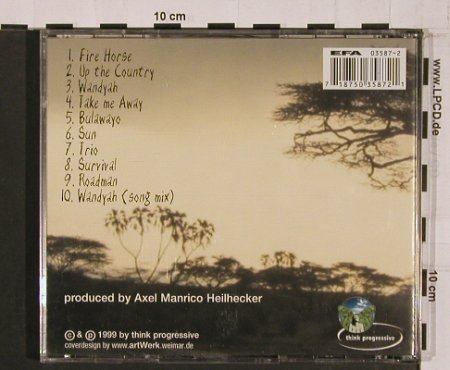 Gassama & Heilhecker: Wandyah, think progressive (03587-2), D, 1999 Typ: CD Best.-Nr.: 84176 Preis: 7,50 Euro