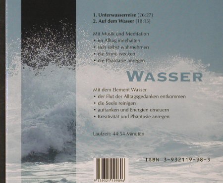 V.A.Musik und Meditation: Wasser, Digi, kwadrat(), , 1998 - CD - 84309 - 5,00 Euro