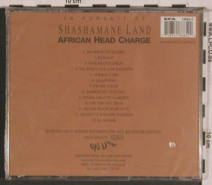 African Head Charge: Shashamane Land, ON-U(0065), D, 1993 - CD - 84315 - 12,50 Euro