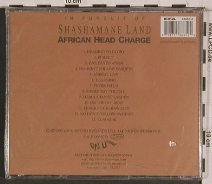 African Head Charge: Shashamane Land, ON-U (0065), D, 1993 Typ: CD Best.-Nr.: 84315 Preis: 12,50 Euro
