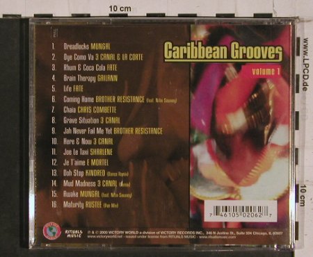 V.A.Caribbean Grooves: Vol.1, Mungal...Rustee, FS-New, Victory World (VR206), US, co, 2003 Typ: CD Best.-Nr.: 84375 Preis: 6,00 Euro