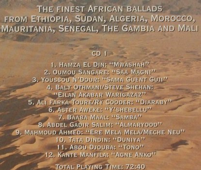 V.A.Desert Blues: Ambiances du Sahara, Digibook, Network, D, 1995 Typ: 2CD Best.-Nr.: 90276 Preis: 11,50 Euro
