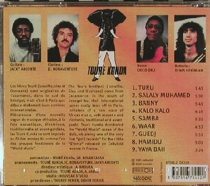 Kunda,Toure: Same '81, FS-New, Celluloid, F, 02 Typ: CD Best.-Nr.: 90516 Preis: 10,00 Euro