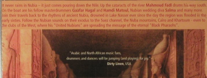 Fadl,Mahmoud: The Drummer of the Nile go South, Piranha(CD-PIR1579), FS-New, 2001 - CD - 93476 - 10,00 Euro