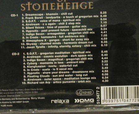 V.A.The Mystic Sound of Stonehenge: Dreamscape...Richardvan Arp,FS-New, Relaxa, , 2003 Typ: 2CD Best.-Nr.: 93945 Preis: 14,00 Euro