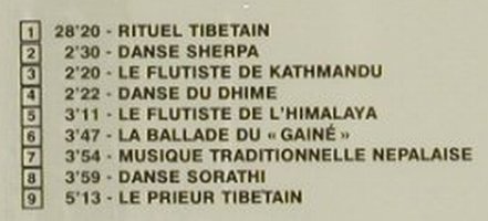 V.A.Roof Of The World Musics: Ladakh And Nepal, Playa Sound, F, FS-New, 1988 Typ: CD Best.-Nr.: 94324 Preis: 12,50 Euro
