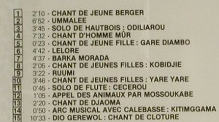 V.A.Nomades Du Désert: Les Peulhs Du Niger, Playa Sound, F, FS-New Typ: CD Best.-Nr.: 94340 Preis: 10,00 Euro