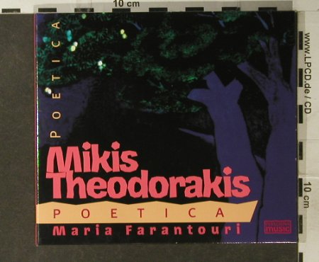 Theodorakis,M. & M.Farantouri: Poetica, Digi, Peregrina (PM 50061), D, 1996 Typ: CD Best.-Nr.: 94952 Preis: 12,50 Euro