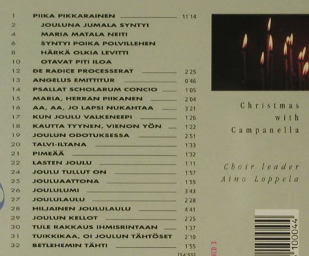 Campanellan: Joulu, Alba Records (NCD 3), SF, 1993 Typ: CD Best.-Nr.: 95611 Preis: 10,00 Euro