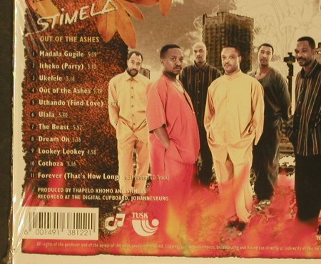 Stimela: Out of the Ashes, Digi, FS-New, Tequila, , 1996 Typ: CD Best.-Nr.: 96829 Preis: 12,50 Euro