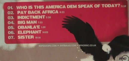 Antibalas: Who is this America?, FS-New, Ryko(RCD160048), EU, 2004 - CD - 98708 - 10,00 Euro