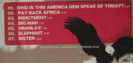 Antibalas: Who is this America?, FS-New, Ryko (RCD160048), EU, 2004 Typ: CD Best.-Nr.: 98708 Preis: 10,00 Euro