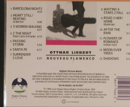 Liebert,Ottmar: Nouveau Flamenco, Higher Octave (HOMCD 7026), EU, 1990 Typ: CD Best.-Nr.: 99598 Preis: 7,50 Euro