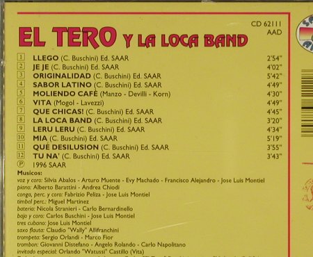 El Tero: Y La Loca Band, Saludos Am(), EEC, 96 - CD - 50664 - 5,00 Euro