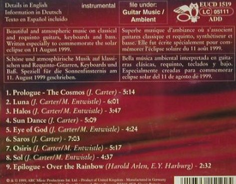 Carter,Jason / Martin Entwistle: Eclipse, ARC, , 1999 Typ: CD Best.-Nr.: 55767 Preis: 5,00 Euro