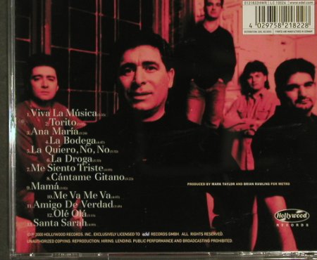 Gipsyland: Viva La Musica, Hollywood, D, 00 Typ: CD Best.-Nr.: 59513 Preis: 4,00 Euro