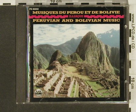 ILLiaque: Musique du Perou et de Bolivie'79, Playa Sound, F, 1989 Typ: CD Best.-Nr.: 64024 Preis: 7,50 Euro