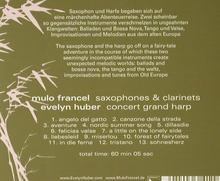 Francel,Mulo & Evelyn Huber: Aventure, Digi, GLM, D, 2001 Typ: CD Best.-Nr.: 68674 Preis: 10,00 Euro