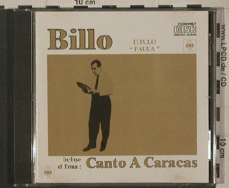 Billo: Paula, CBS(CDDI-27315), US, Ri, 1988 - CD - 80384 - 10,00 Euro