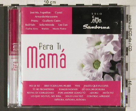 V.A.Para Ti, Mama: Armado Manzanero..Sofia Miranda, Sanborns(DURE-995), MEX,  - CD - 81313 - 6,00 Euro