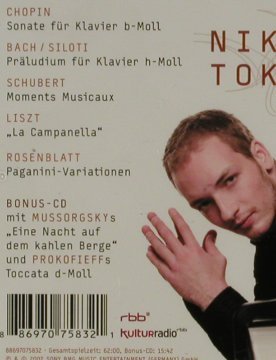 Tokarew,Nikolai: No.1. Chopin,Liszt,Schubert,Bach..., Sony(8869 7075832), , 2007 - 2CD - 81467 - 6,00 Euro