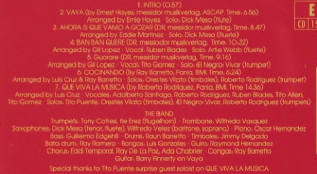 Barretto,Ray: Live in New York, Messidor (15950), , 91 Typ: CD Best.-Nr.: 91249 Preis: 12,50 Euro
