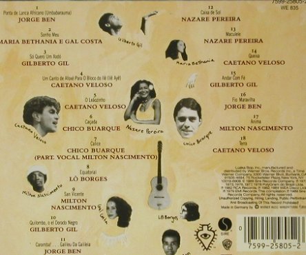 V.A.Brazil Classics 1: 18 Tr. Comp. By David Byrne, WEA(), D, 1982 - CD - 92491 - 10,00 Euro