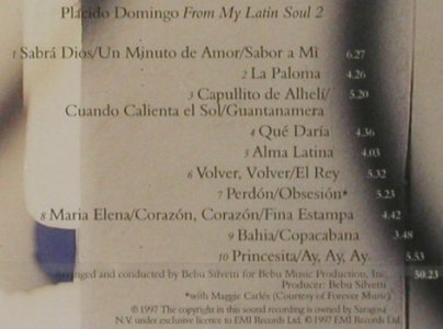 Domingo,Placido: From my Latin Soul 2, FS-New, Sony(), , 1997 - CD - 92816 - 7,50 Euro
