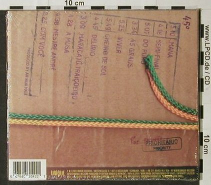 Goularte,Eli & Banda Do Mato: 45° , Digi, FS-New, Unique (075), , 2003 Typ: CD Best.-Nr.: 92848 Preis: 10,00 Euro