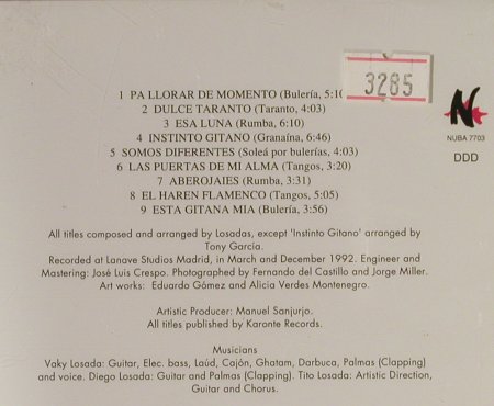 Losadas: Pa Llorar De Momento, FS-New, Nuba (7703), E, 1992 Typ: CD Best.-Nr.: 93288 Preis: 10,00 Euro