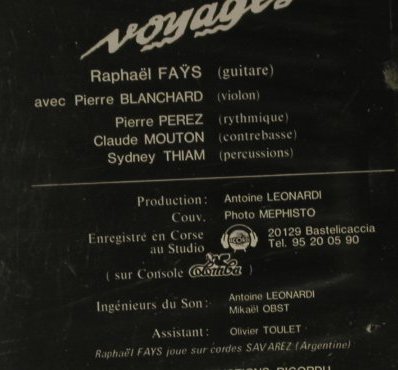 Fays,Raphael: Voyages,+PierreBlanchard, FS-New, Ricordu(CDR 0289), F, 89 - CD - 94912 - 10,00 Euro