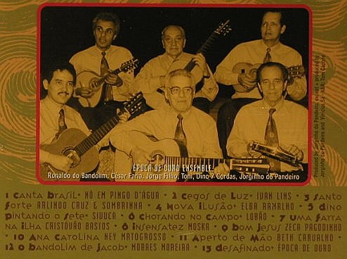 Epocq De Ouro Ensemble & Guests: Cafe Brasil 2, Warner, D, 2002 Typ: CD Best.-Nr.: 95466 Preis: 7,50 Euro