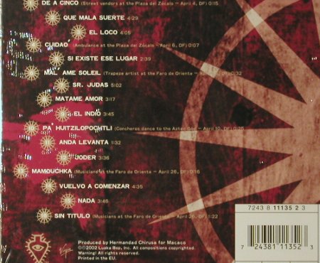 Los Del Abajo: Cybertropic Chilango Power, FS-New, Luaka, EU, 02 Typ: CD Best.-Nr.: 95912 Preis: 15,00 Euro