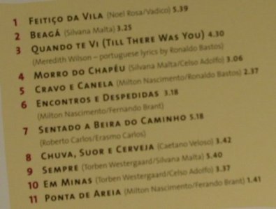 Malta Group,Silvana: Cravo E Canela, Digi, Olufsen, D, 2001 Typ: CD Best.-Nr.: 97158 Preis: 5,00 Euro