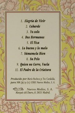 Heredia,Ray: Quien No Corre Vuela, Nuevos Medios S.A. (15 576 CD), , 1991 Typ: CD Best.-Nr.: 98713 Preis: 10,00 Euro