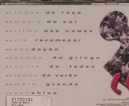 Freak Do Brazil: Duty Freak, FS-New, New Kernel Prod. (KNL07), , 2004 Typ: CD Best.-Nr.: 99786 Preis: 7,50 Euro