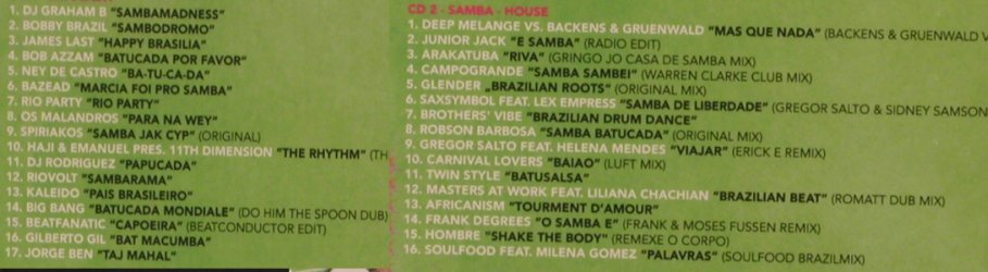 V.A.The Samba Club Night: compiled by DJ Ralph v.Richthoven, Lola's World(), EU,FS-New, 2009 - 2CD - 99998 - 10,00 Euro