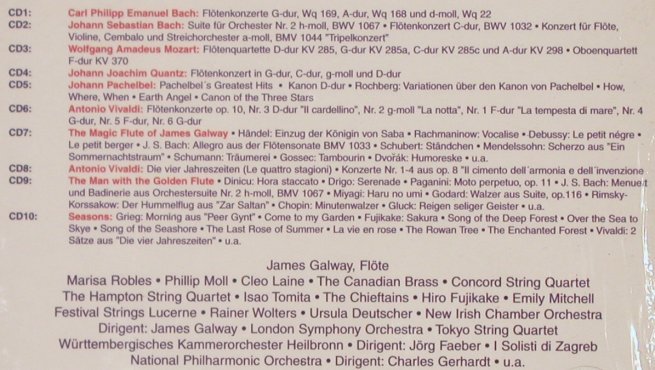 Galway,James: The Essential James Galway,Box Set, BMG(74321 28438 2), D, 1995 - 10CD - 80292 - 30,00 Euro