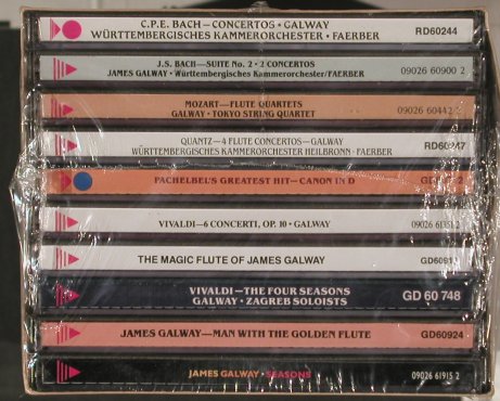 Galway,James: The Essential James Galway,Box Set, BMG(74321 28438 2), D, 1995 - 10CD - 80292 - 30,00 Euro