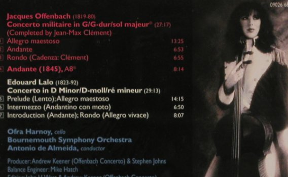 Offenbach,Jacques / Lalo: Concerto Militaire/Concert d-minor, RCA Red Seal (09026 68420 2), EC, 1996 Typ: CD Best.-Nr.: 80295 Preis: 10,00 Euro