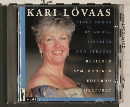 Lövaas,Kari: Sings songs,Grieg,Sibelius,Strauss, Verdi Rec. (AU-32 116), D, 1992 Typ: CD Best.-Nr.: 80300 Preis: 10,00 Euro