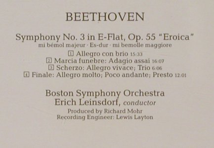 Beethoven,Ludwig van: Sinfonien Nr.3 Eroica, RCA Victrola (VD 87878), D, 1988 Typ: CD Best.-Nr.: 80309 Preis: 7,50 Euro