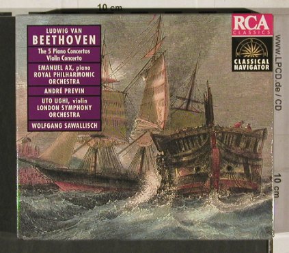 Beethoven,Ludwig van: The 5 Piano Concerto,ViolinConcerto, RCA (74321 30366 2), D,BoxSet, 1995 Typ: 3CD Best.-Nr.: 80318 Preis: 15,00 Euro