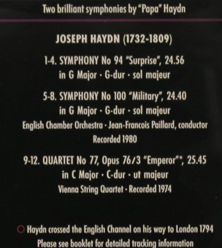 Haydn,Joseph: Symphonies No.94 &100, Surprise., RCA(74321 24197 2), D, 1995 - CD - 80321 - 7,50 Euro