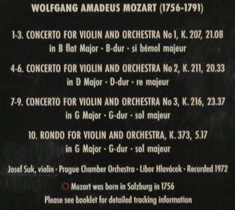 Mozart,Wolfgang Amadeus: Violin Concertos Nos 1-3, RCA (74321 21277 2), D, 1994 Typ: CD Best.-Nr.: 80324 Preis: 7,50 Euro