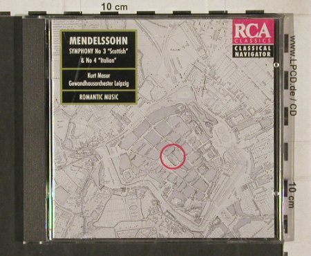 Mendelssohn Bartholdy,Felix: Symphonie No.3+4, Scottish, Italian, RCA (74321 17891 2), D, 1994 Typ: CD Best.-Nr.: 80328 Preis: 7,50 Euro