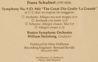Schubert,Franz: Symphony No.9, RCA Victrola (VD 60127), D, 1989 Typ: CD Best.-Nr.: 80342 Preis: 5,00 Euro