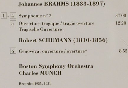 Brahms,Johannes: Symphony No.2/Schumann,Genoveva, RCA Victor(GD 60682), D, 1991 - CD - 80351 - 10,00 Euro