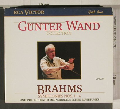 Brahms,Johannes: Symphonies Nos.1-4, Box, RCA Victor/ NDR (GD 60085), D, 1989 Typ: 3CD Best.-Nr.: 80432 Preis: 15,00 Euro