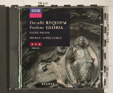Durufle,Maurice / Poulenc: Requiem/Gloria, Decca(448 711-2), D(1982), 1996 - CD - 80979 - 10,00 Euro
